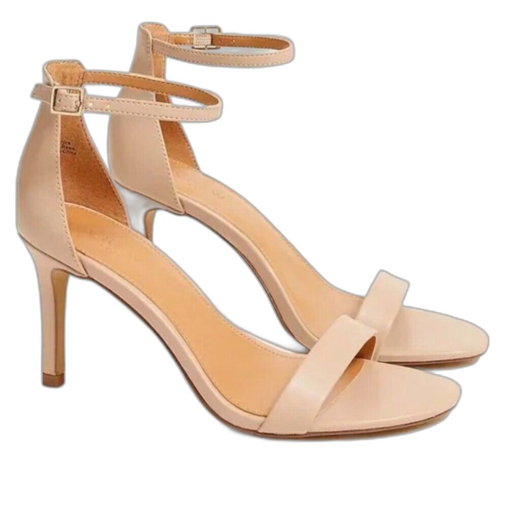 NIB J Crew Ankle Strap Sandals in Nude BJ252 size 10.5